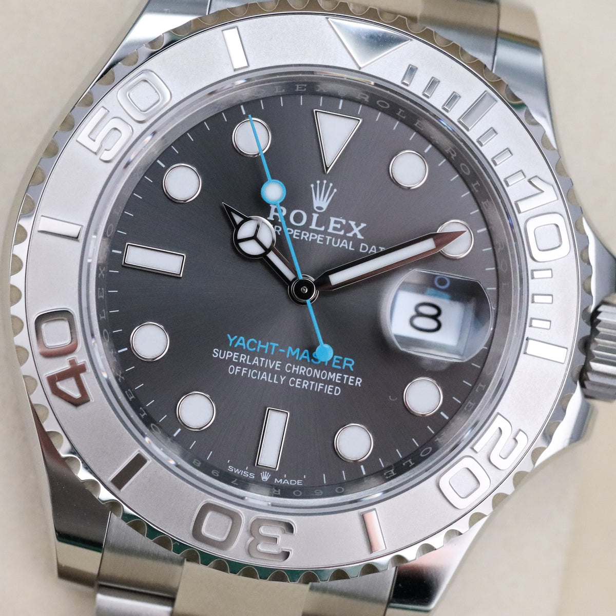 Rolex Yachtmaster [2025 Complete] 40mm Steel Case Silver Dial Silver Platinum Bezel Steel Oyster 126622