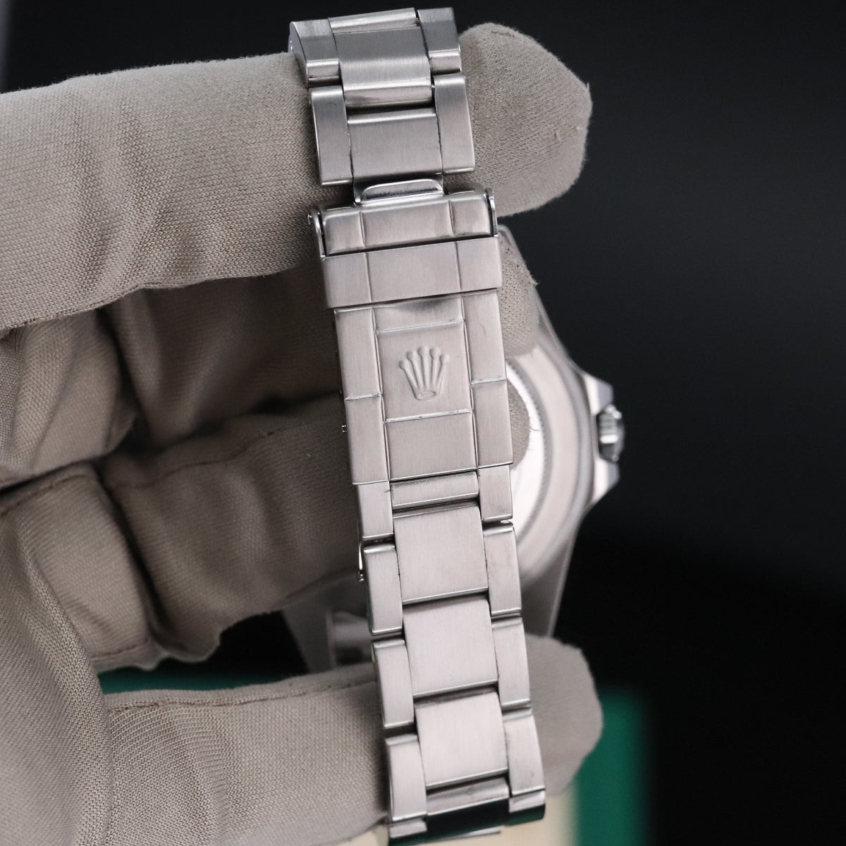 Rolex Explorer II Complete 40mm Steel Case White Dial Steel Silver Bezel Oyster Bracelet 16570
