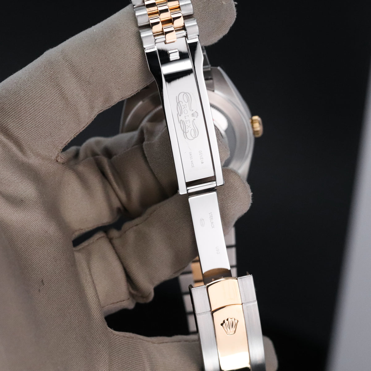 Rolex Datejust [2020 Complete] 41mm Steel Case White Dial Fluted Jubilee Two Tone Bracelet 126333