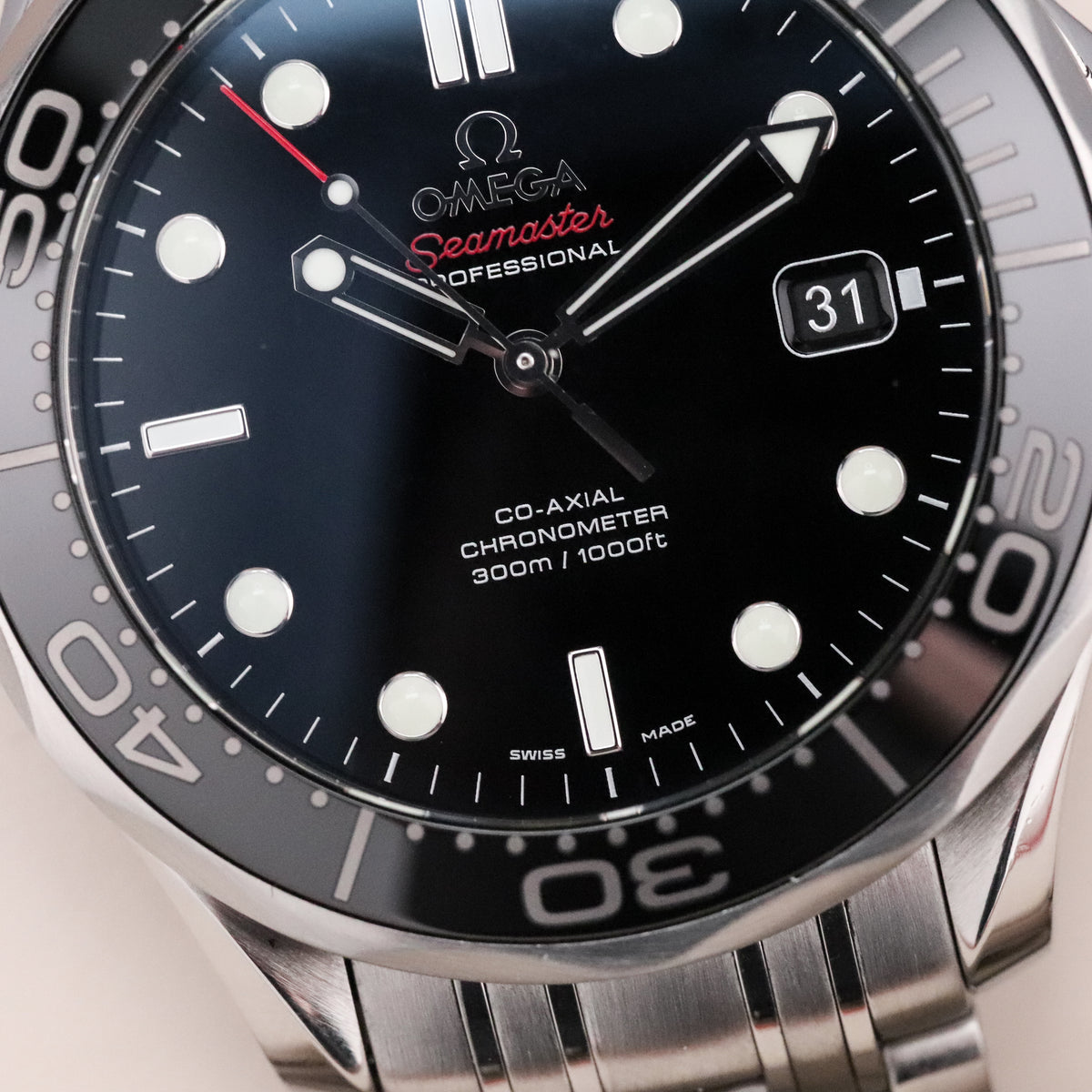 Omega Seamaster Diver 300M [2018 COMPLETE] 41mm Steel Case Black Dial Silver Steel Bezel and Stainless Steel Bracelet 212.30.41.20.01.003