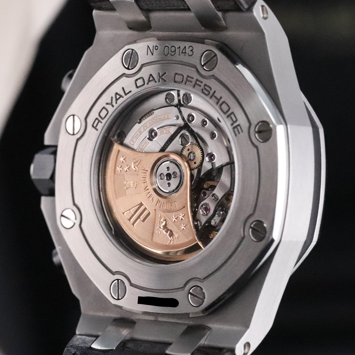 Audemars Piguet Royal Oak Offshore Chronograph [2021 COMPLETE] 42mm Steel Case, Brown Tapisserie Dial, Steel Silver Bezel Brown Leather Strap 26470ST