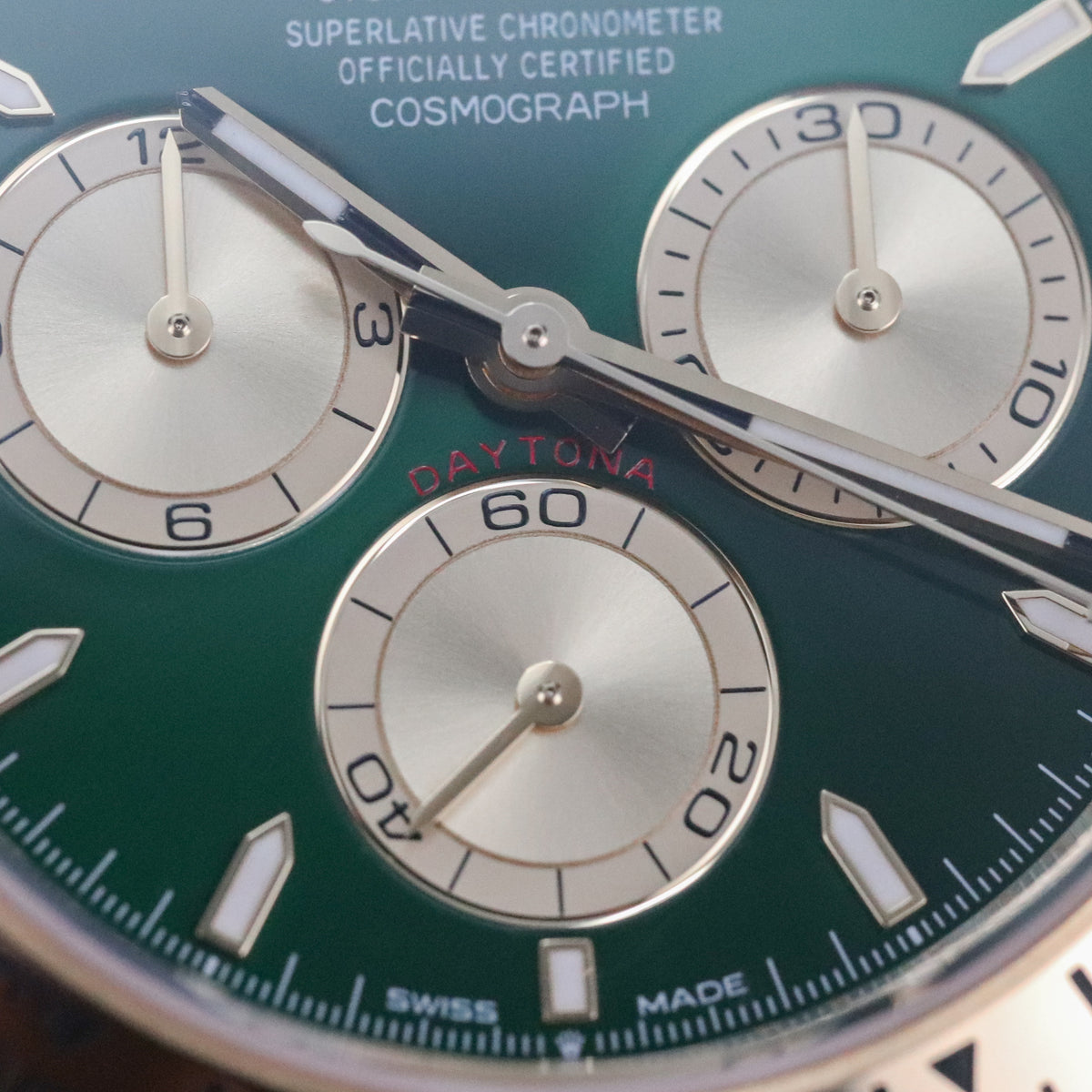 Rolex Daytona John Mayer 2025 Complete 40mm Yellow Gold Green Dial Yellow Gold Bezel and Bracelet 126508