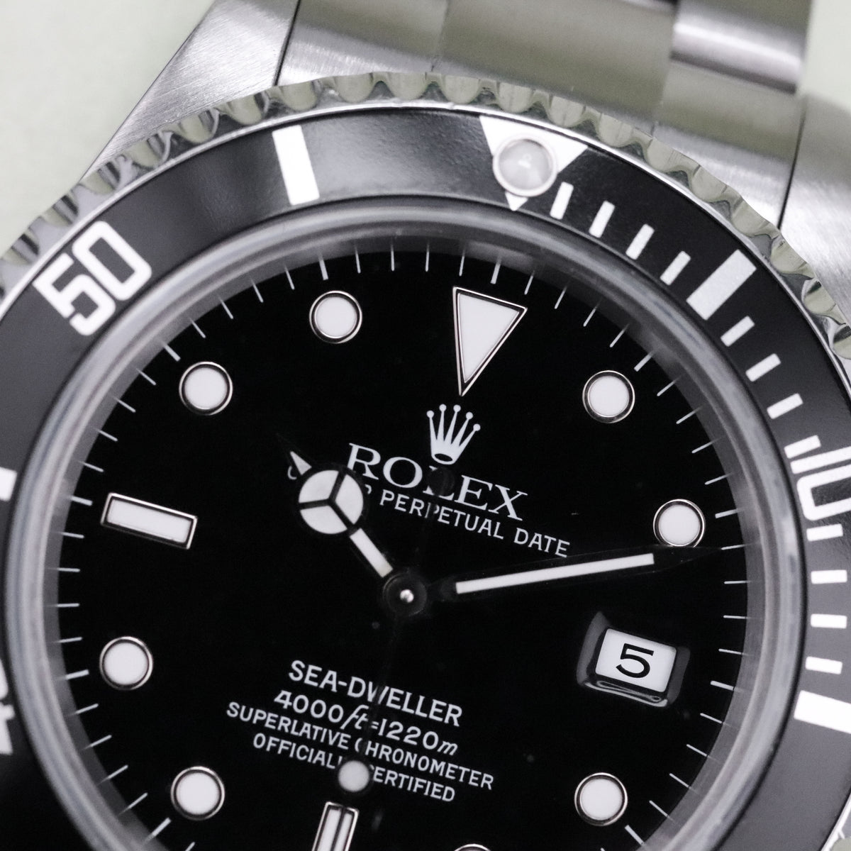 Rolex Sea Dweller [COMPLETE RSC Serviced 2022] 40mm Steel Case Black Dial Black Steel Bezel Oyster Bracelet 16600