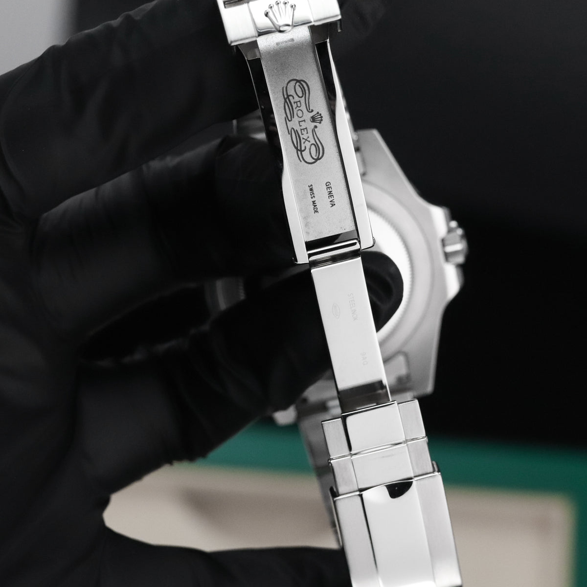 Rolex GMT - Master II Green Arrow [2017 COMPLETE] 40mm Steel Case Black Dial Black Ceramic  Bezel Oyster Bracelet 116710LN