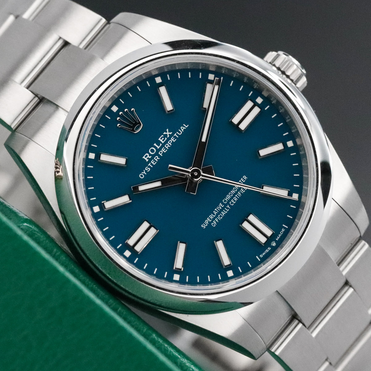 Rolex Oyster Perpetual [2025 COMPLETE] 41mm Steel Case Blue Dial Silver Steel Bezel Oyster Bracelet 134300