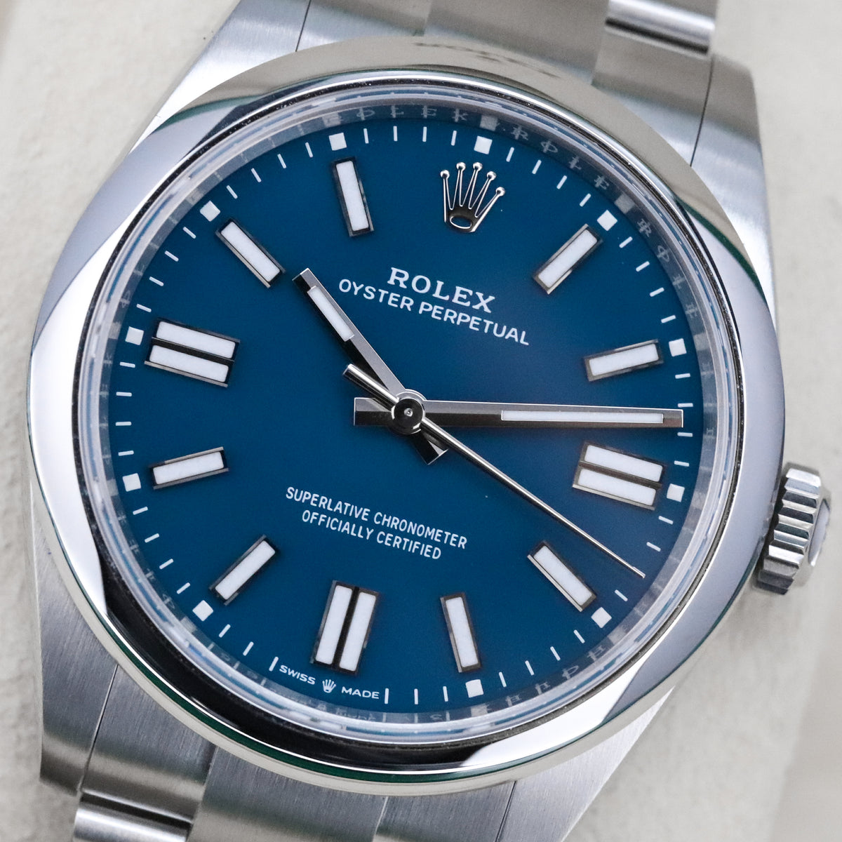 Rolex Oyster Perpetual [2025 COMPLETE] 41mm Steel Case Blue Dial Silver Steel Bezel Oyster Bracelet 134300
