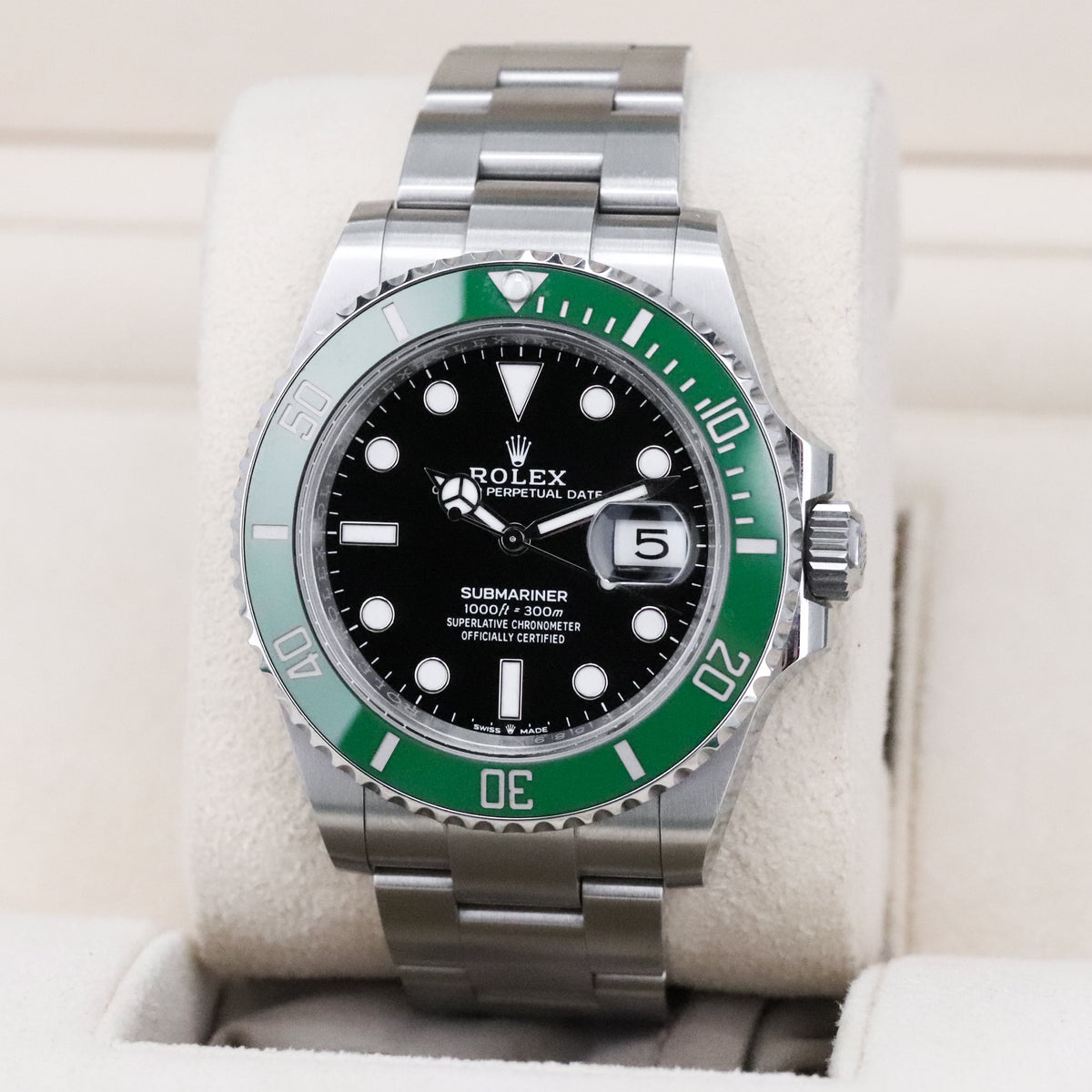 Rolex Submariner Starbucks [2024 Complete] 41mm Steel Case Black Dial Green Ceramic Bezel Oyster 126610LV