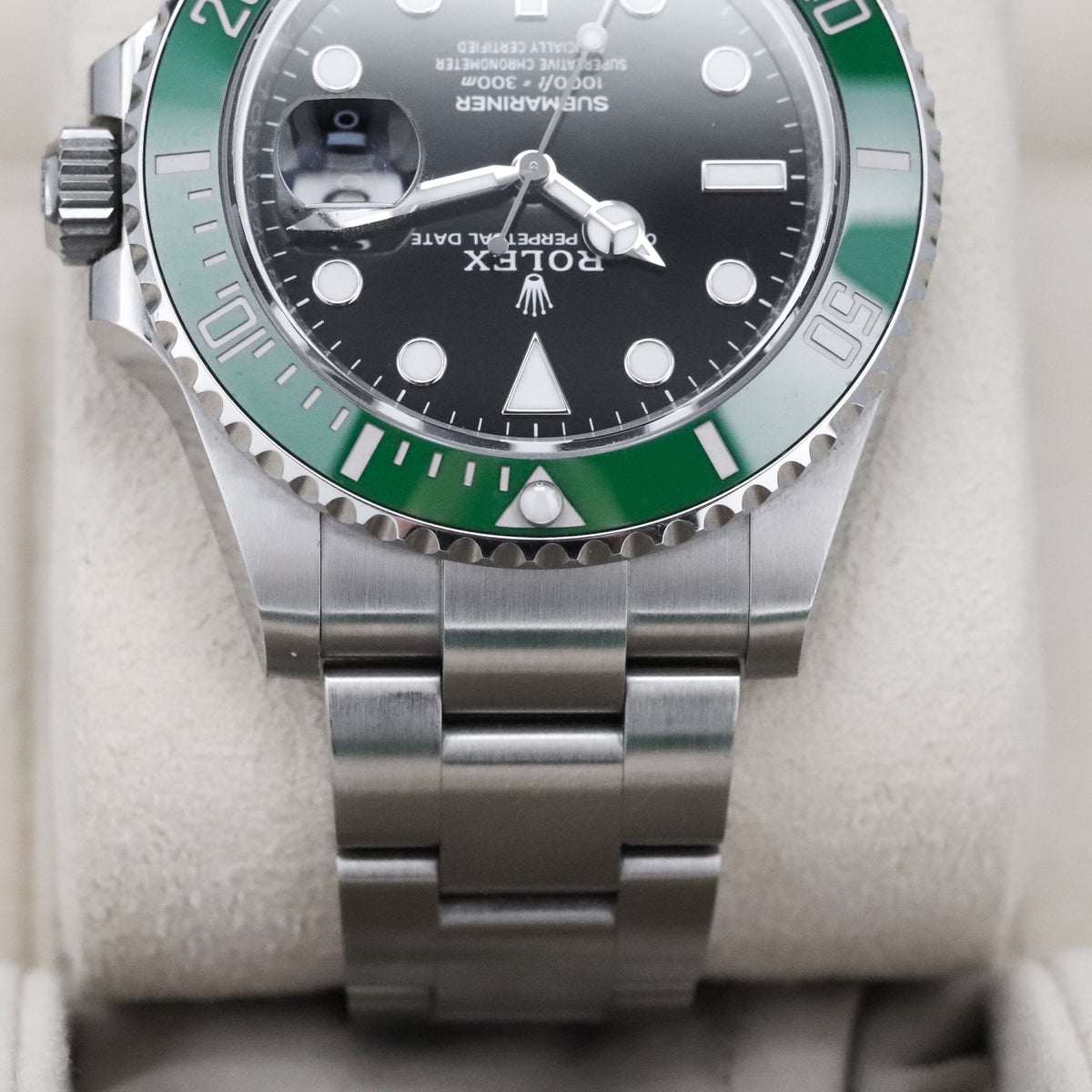 Rolex Submariner Starbucks [2024 Complete] 41mm Steel Case Black Dial Green Ceramic Bezel Oyster 126610LV