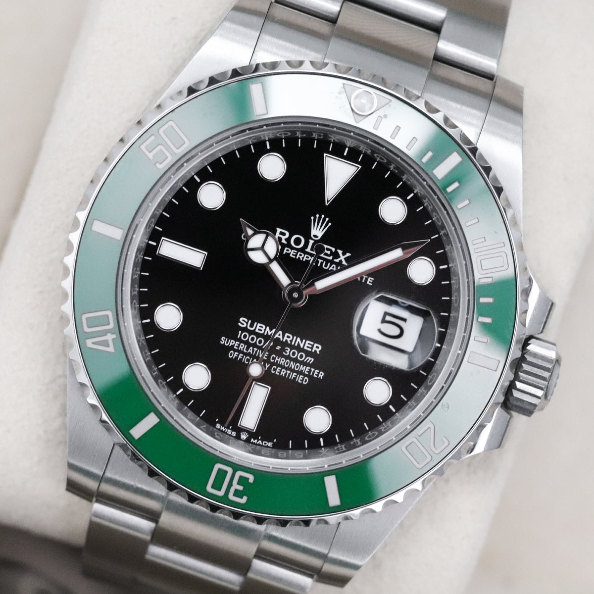 Rolex Submariner Starbucks [2024 Complete] 41mm Steel Case Black Dial Green Ceramic Bezel Oyster 126610LV