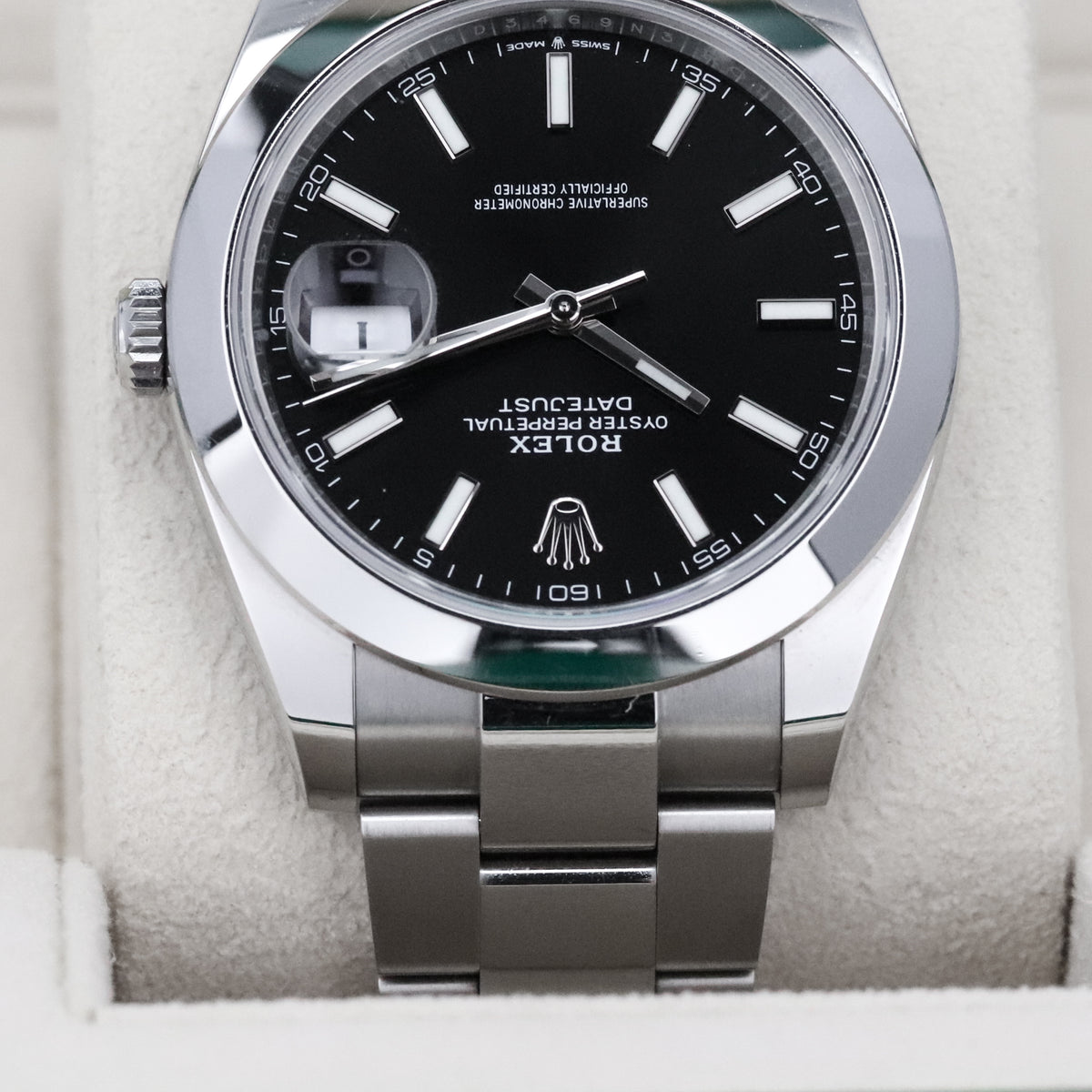 Rolex Datejust [2022 COMPLETE] 41mm Steel Case Black Dial Steel Silver Bezel Oyster Bracelet 126300