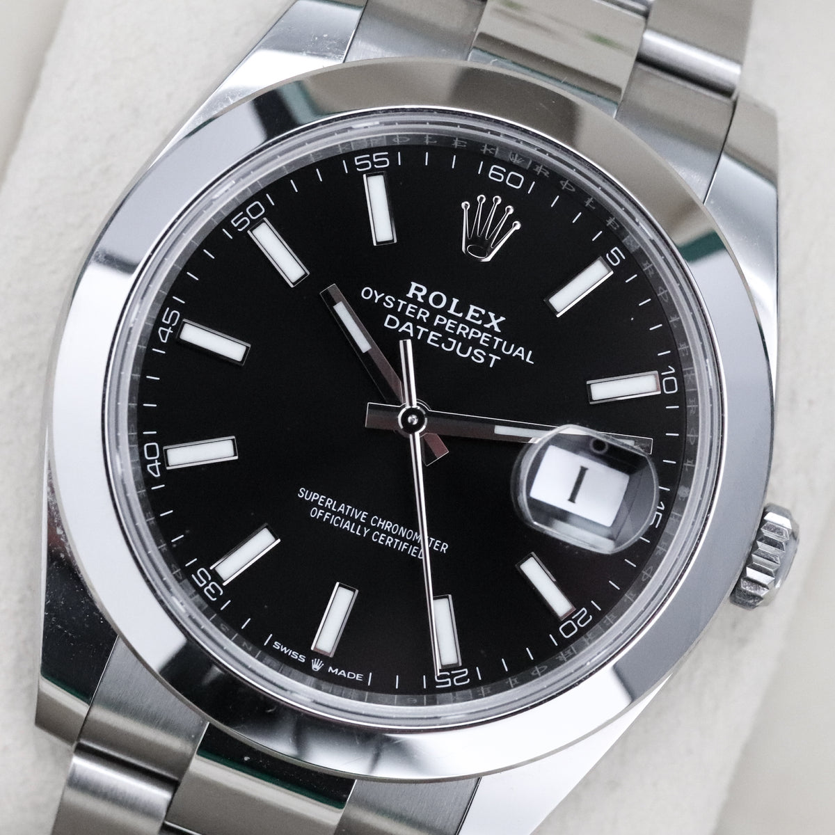 Rolex Datejust [2022 COMPLETE] 41mm Steel Case Black Dial Steel Silver Bezel Oyster Bracelet 126300