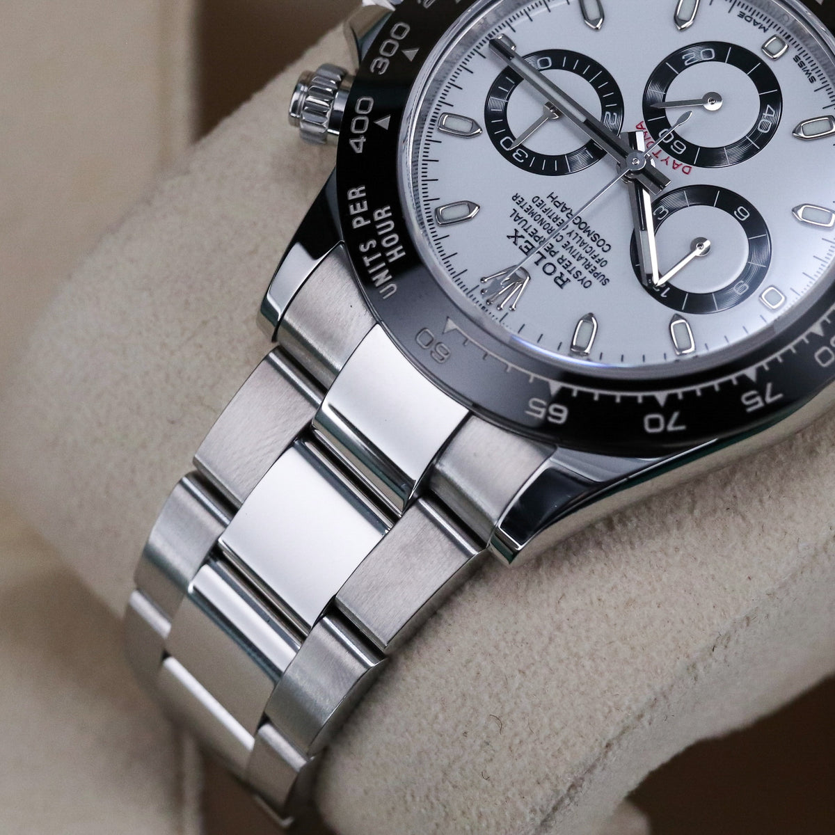 Rolex Daytona Panda 2021 Complete 40mm Stainless Steel Case White Dial Black Ceramic Bezel Oyster Bracelet 116500LN