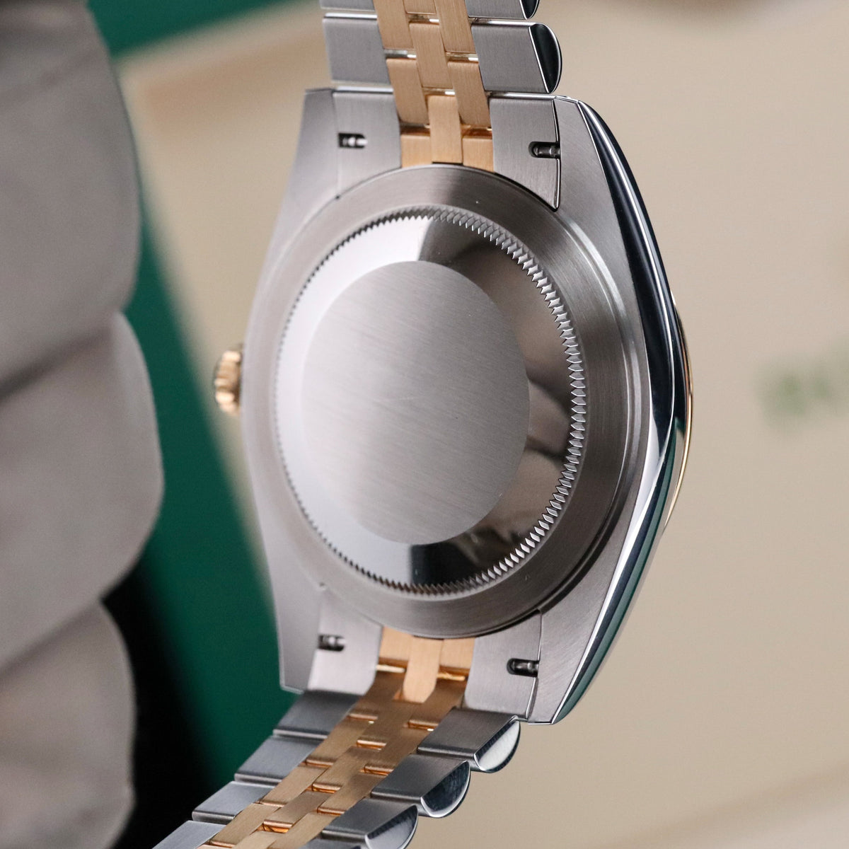 Rolex Datejust 41 [Complete Set Mint] Two Tone Yellow Gold White Dial Fluted Jubilee 126333