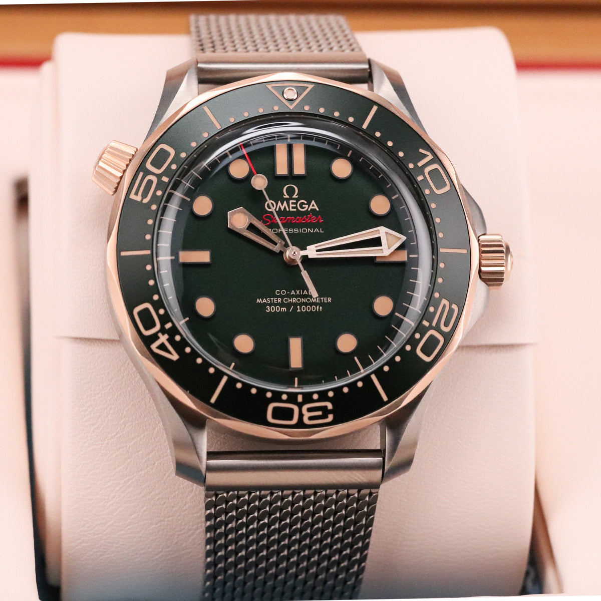 Omega Seamaster Diver 300m [2025 Complete Set] 42mm Titanium Bronze Green Ceramic 210.90.42.20.10.001