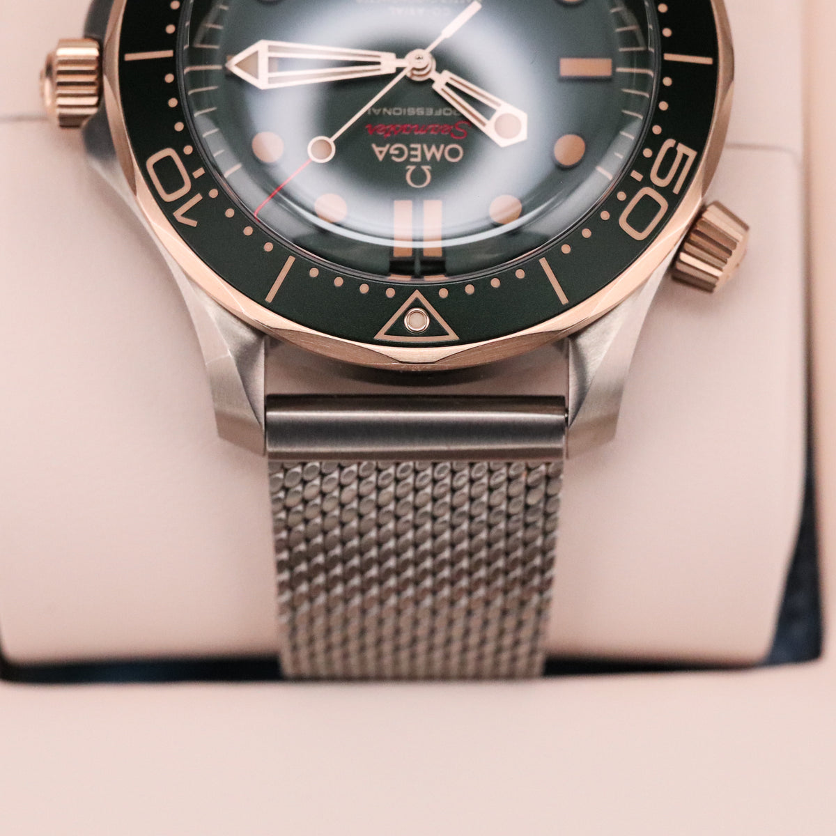 Omega Seamaster Diver 300m [2025 Complete Set] 42mm Titanium Bronze Green Ceramic 210.90.42.20.10.001
