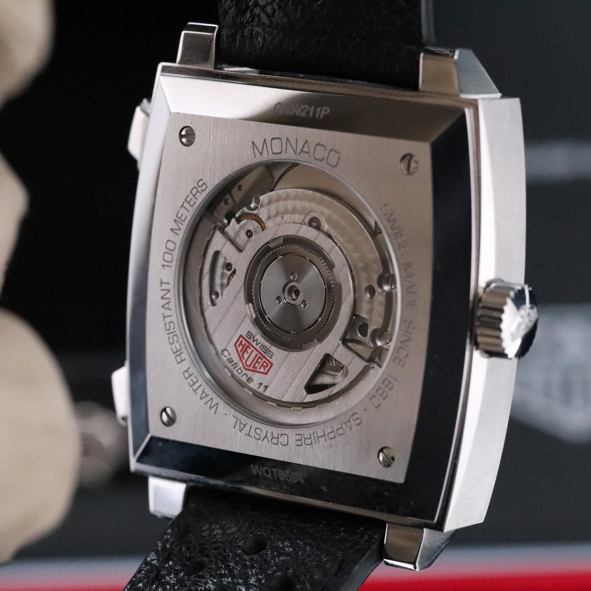 TAG Heuer Monaco Calibre 11 [2024 Complete Set] 39mm Chronograph Steel Blue Dial Square Auto CAW211P
