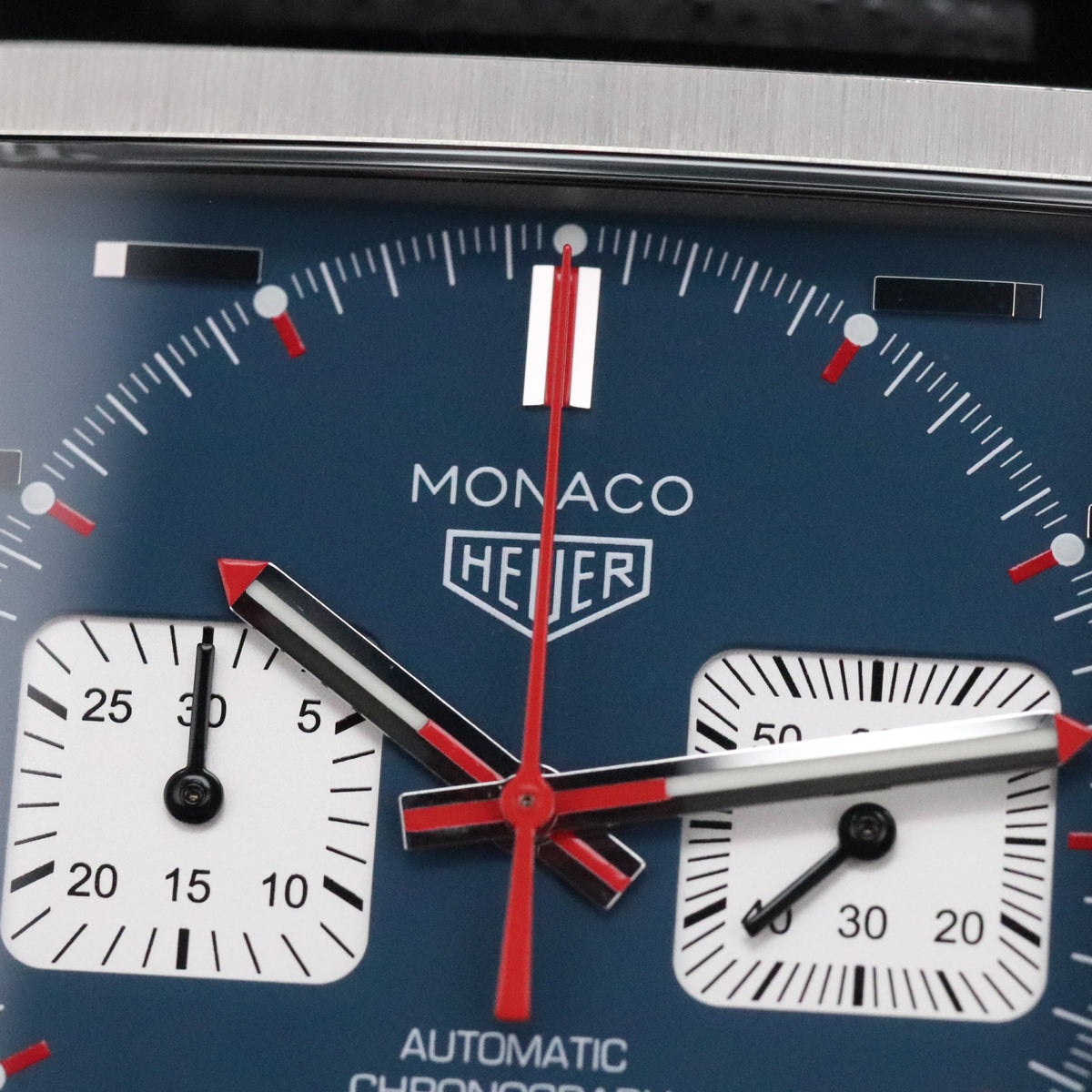 TAG Heuer Monaco Calibre 11 [2024 Complete Set] 39mm Chronograph Steel Blue Dial Square Auto CAW211P