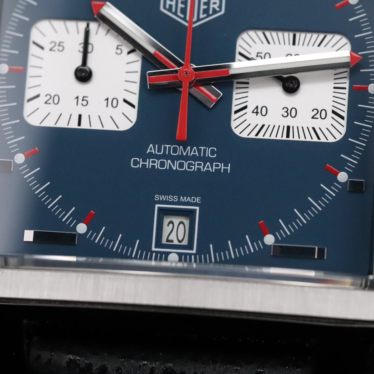 TAG Heuer Monaco Calibre 11 [2024 Complete Set] 39mm Chronograph Steel Blue Dial Square Auto CAW211P