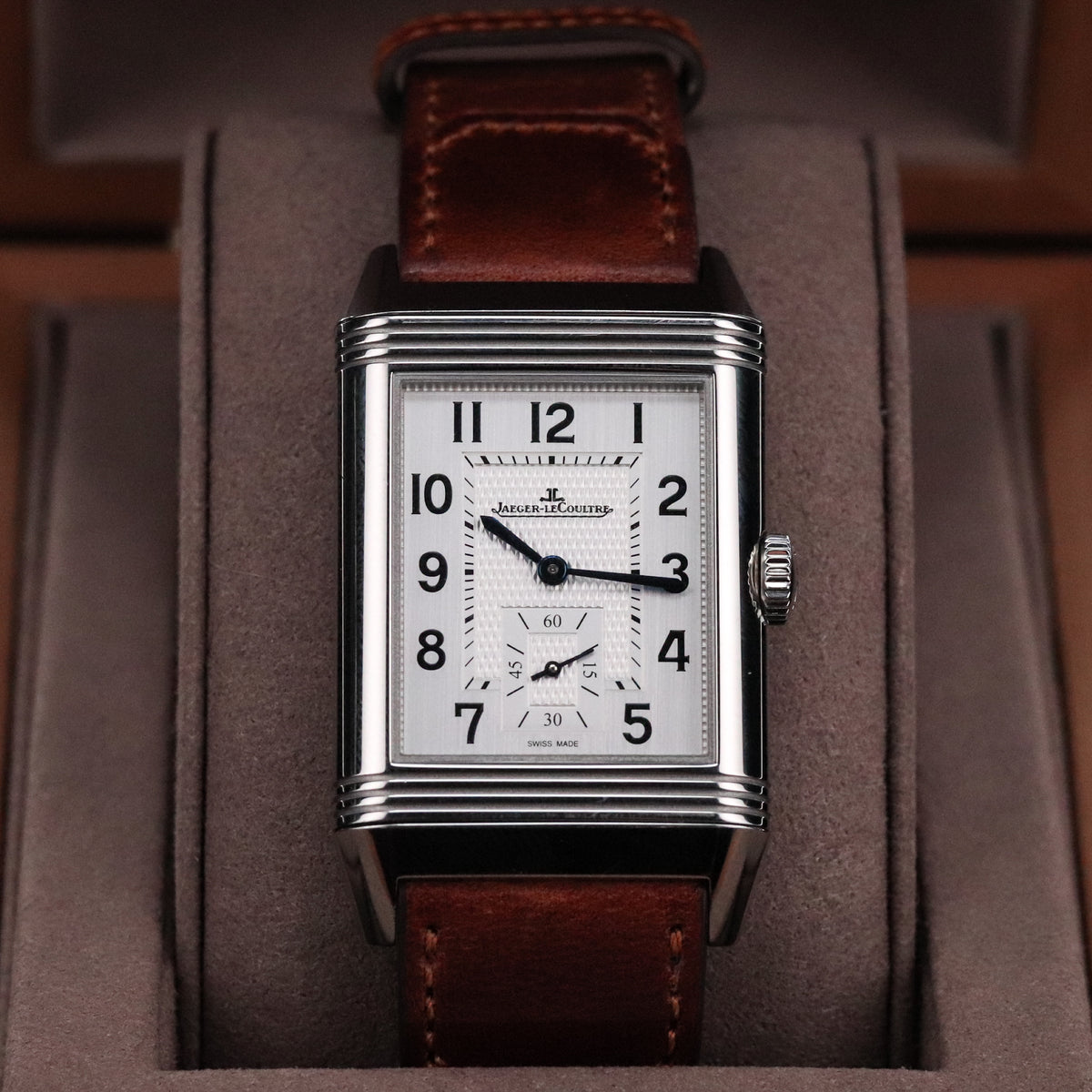Jaeger-LeCoultre Reverso Duoface Classic Duoface [2024 Complete Set] 47mm Steel Small Second Large Leather Q3848422