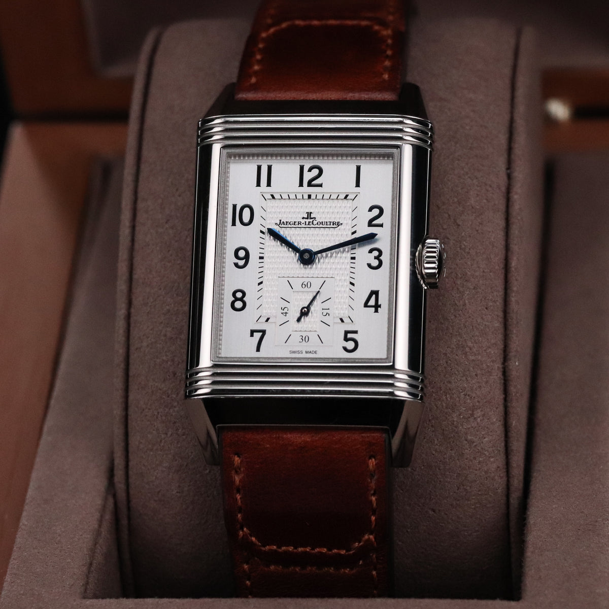 Jaeger-LeCoultre Reverso Duoface Classic Duoface [2024 Complete Set] 47mm Steel Small Second Large Leather Q3848422