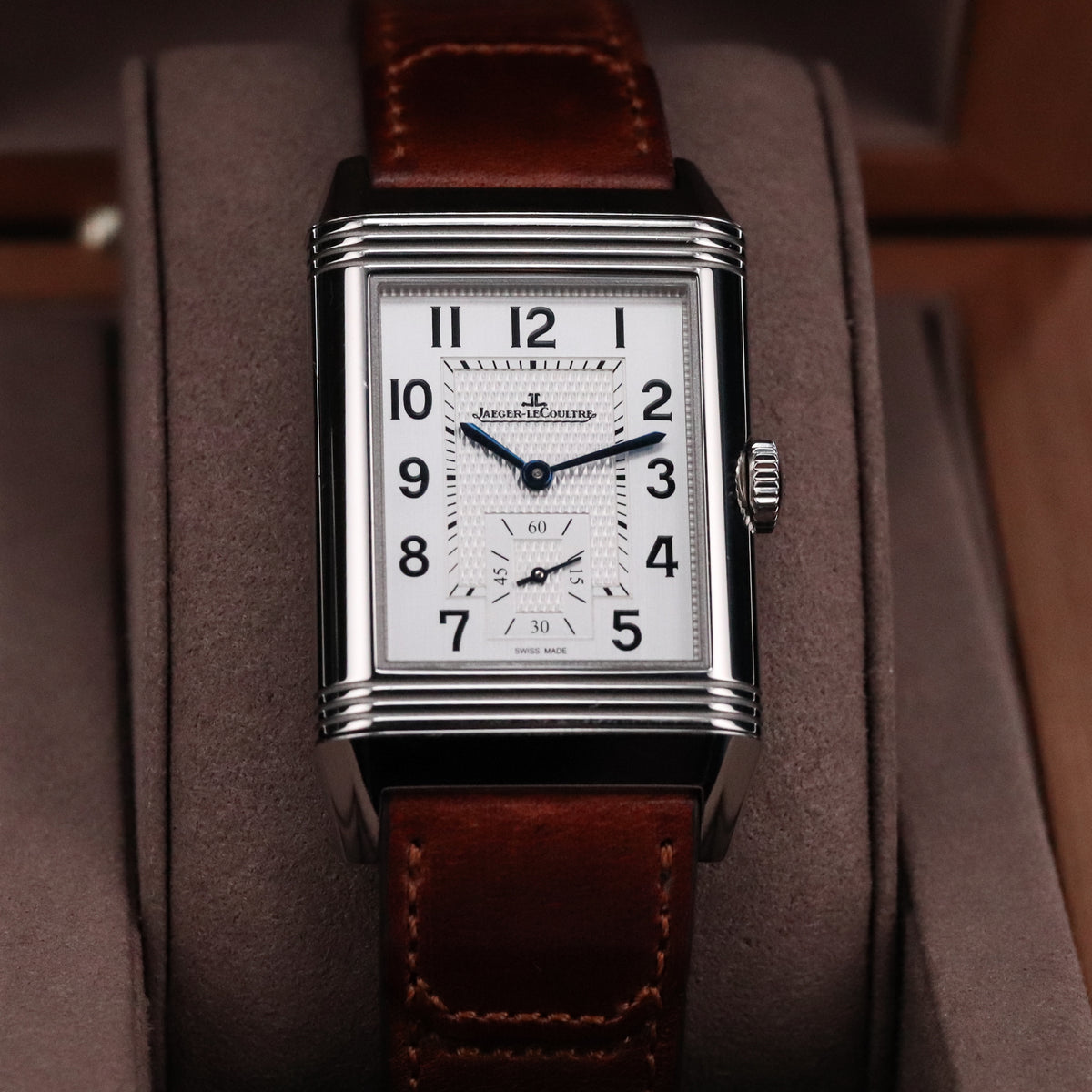 Jaeger-LeCoultre Reverso Duoface Classic Duoface [2024 Complete Set] 47mm Steel Small Second Large Leather Q3848422
