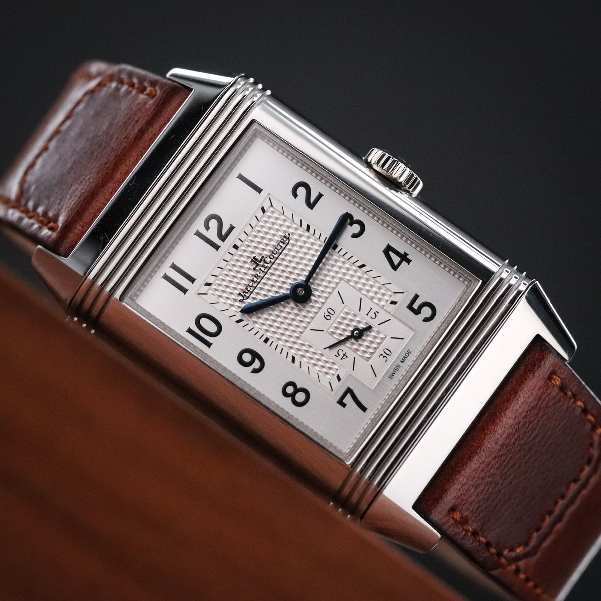 Jaeger-LeCoultre Reverso Duoface Classic Duoface [2024 Complete Set] 47mm Steel Small Second Large Leather Q3848422