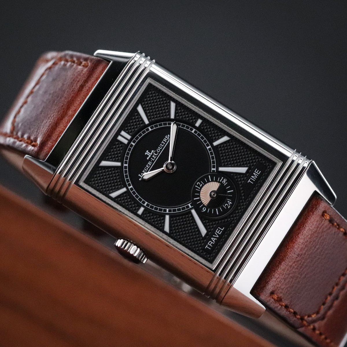Jaeger-LeCoultre Reverso Duoface Classic Duoface [2024 Complete Set] 47mm Steel Small Second Large Leather Q3848422