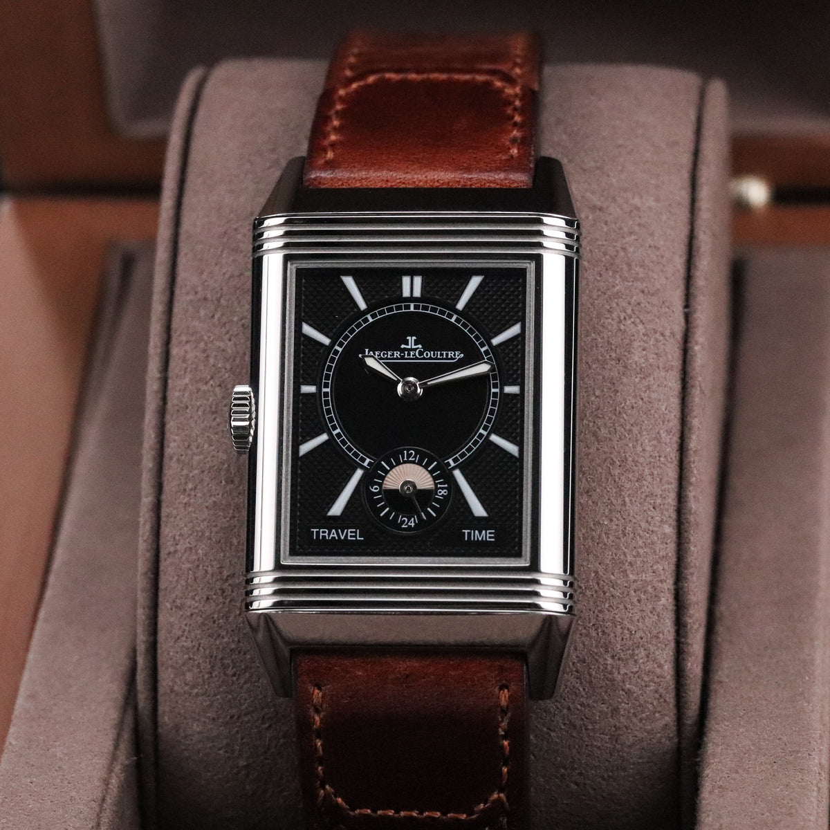 Jaeger-LeCoultre Reverso Duoface Classic Duoface [2024 Complete Set] 47mm Steel Small Second Large Leather Q3848422