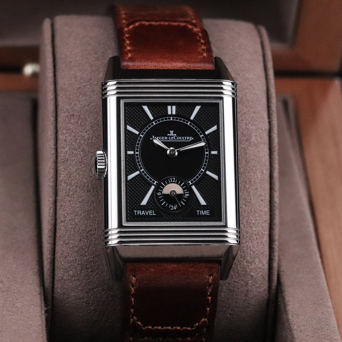 Jaeger-LeCoultre Reverso Duoface Classic Duoface [2024 Complete Set] 47mm Steel Small Second Large Leather Q3848422