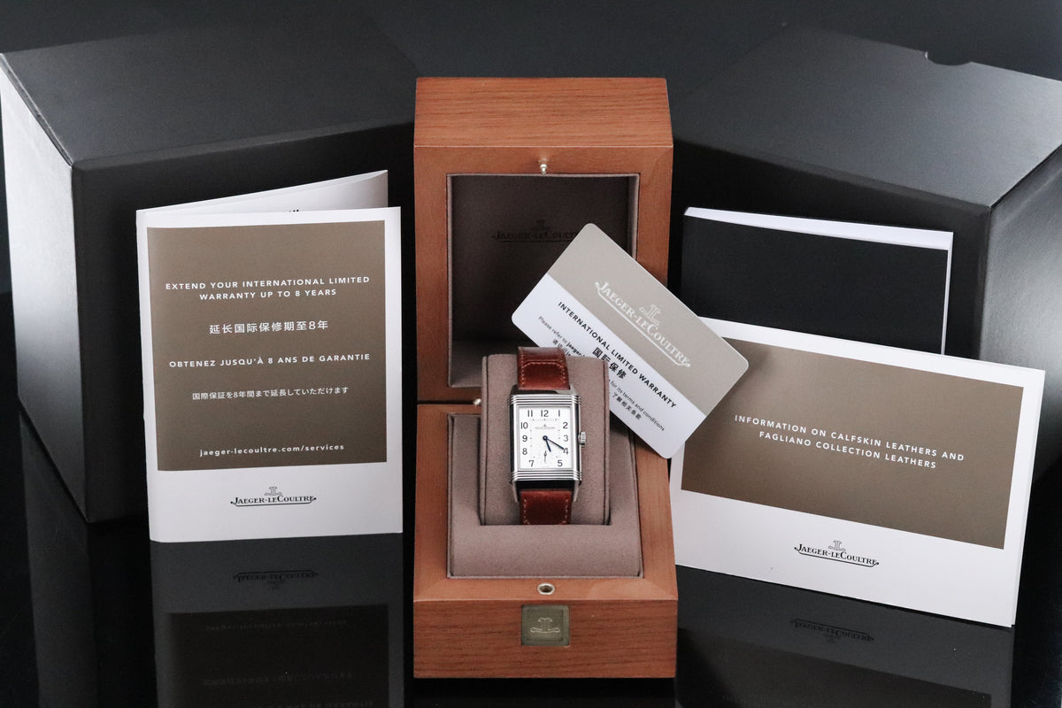 Jaeger-LeCoultre Reverso Duoface Classic Duoface [2024 Complete Set] 47mm Steel Small Second Large Leather Q3848422