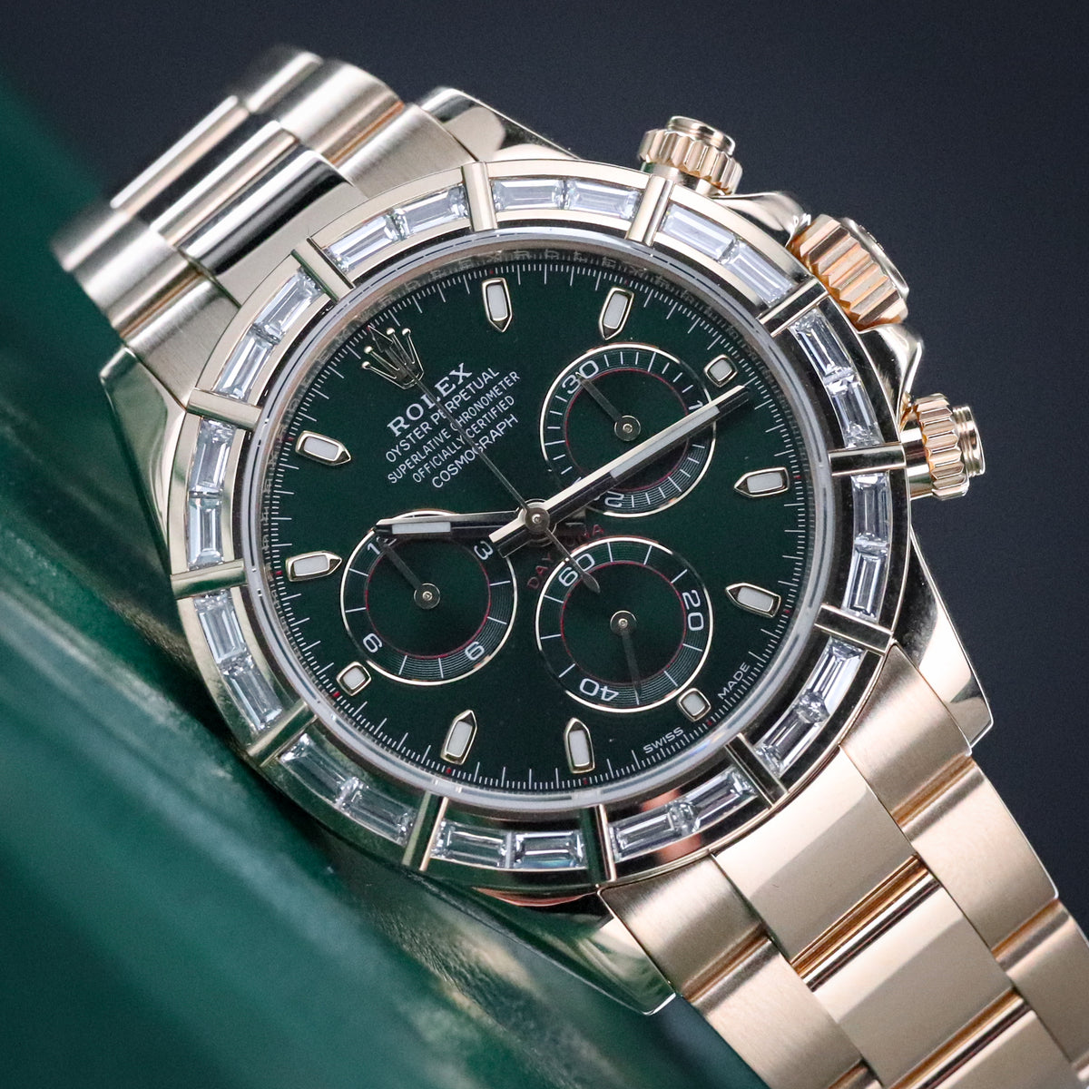 Rolex Daytona John Mayer Baguette [2018 Complete Set] RARE All Factory Off Catalog 116568BR