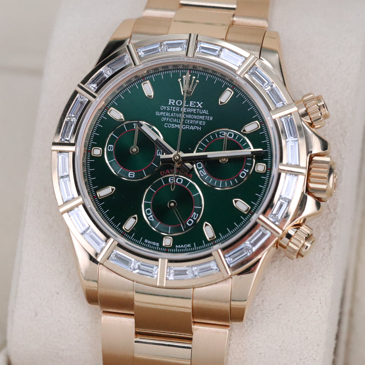 Rolex Daytona John Mayer Baguette [2020 Complete Set] RARE All Factory Off Catalog 116568BR