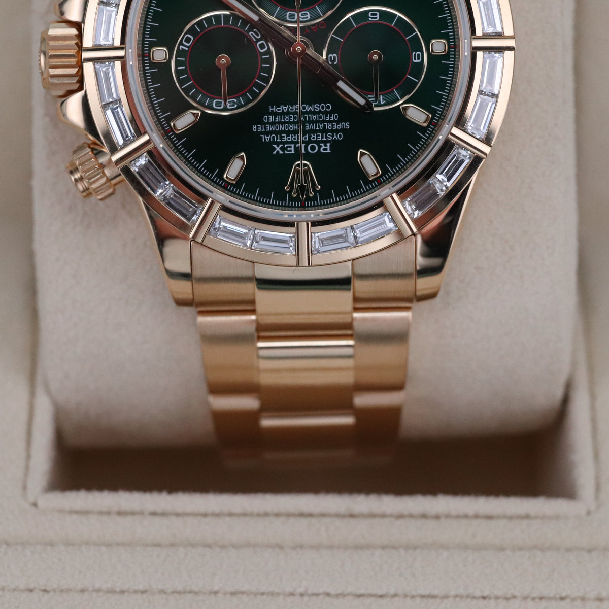 Rolex Daytona John Mayer Baguette [2020 Complete Set] RARE All Factory Off Catalog 116568BR