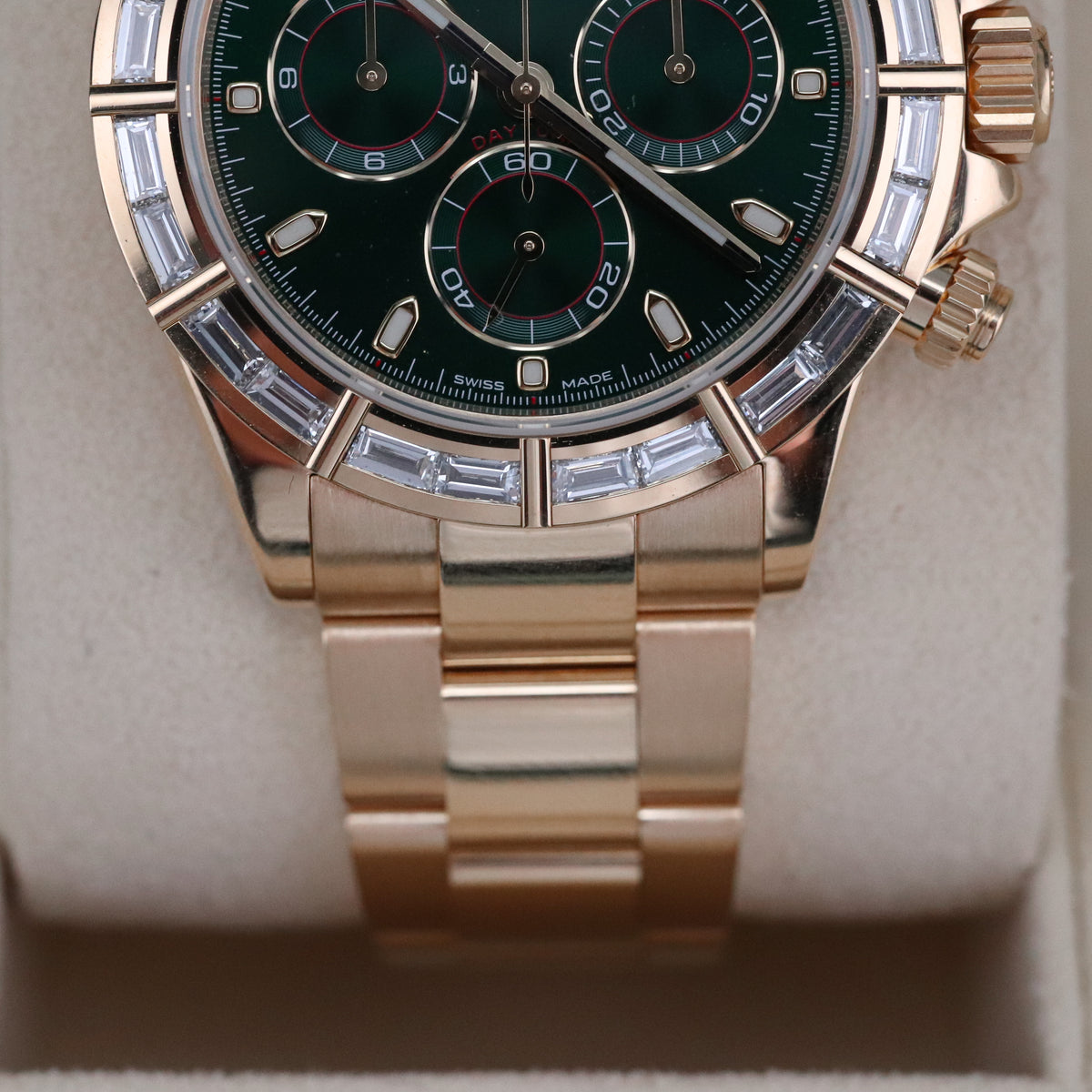 Rolex Daytona John Mayer Baguette [2020 Complete Set] RARE All Factory Off Catalog 116568BR