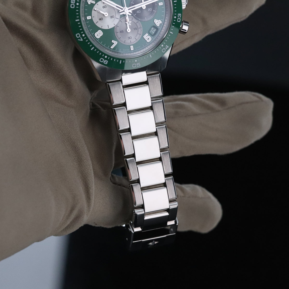 Zenith Chronomaster Sport [2023 Complete] Aaron Rodgers 1/250 Green Dial Bezel Steel 03.3117.3600