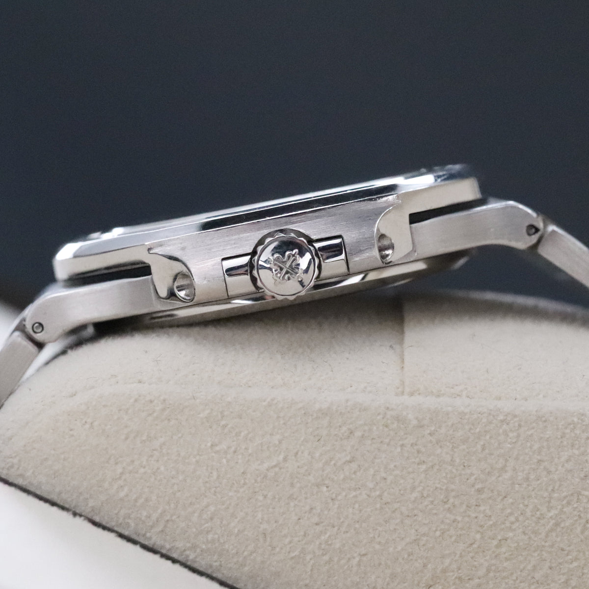 Patek Philippe Nautilus 5711 Green Baguette White Gold OEM Movement, Rest is Custom