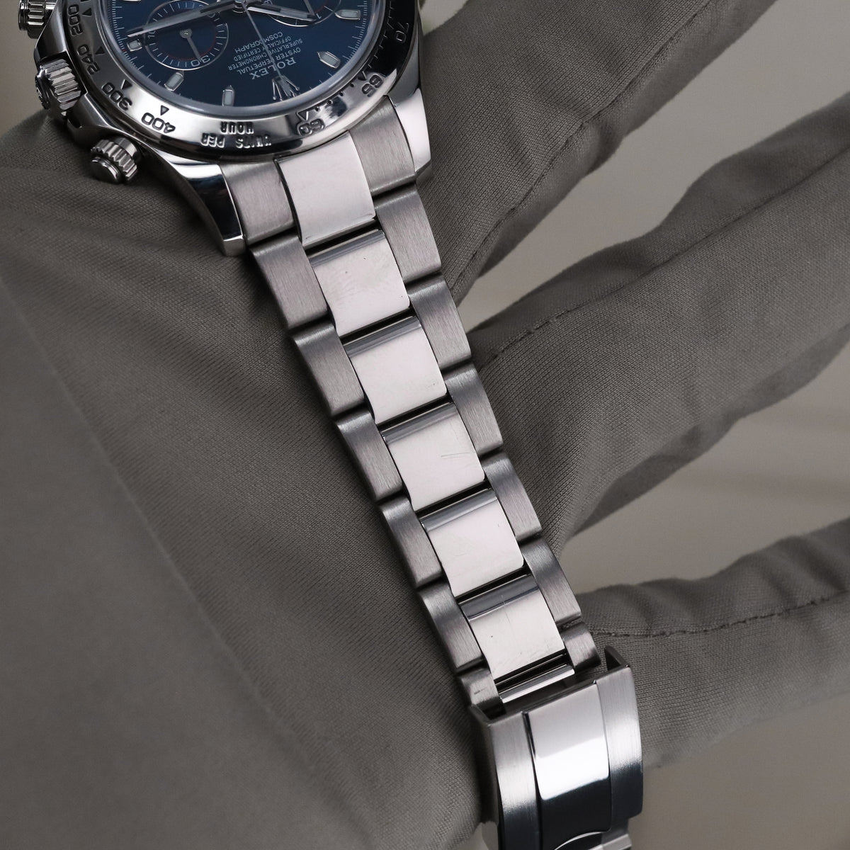 Rolex Daytona Cosmograph Daytona [Complete Set] White Gold Bright Blue Dial 40mm Oyster Automatic 116509