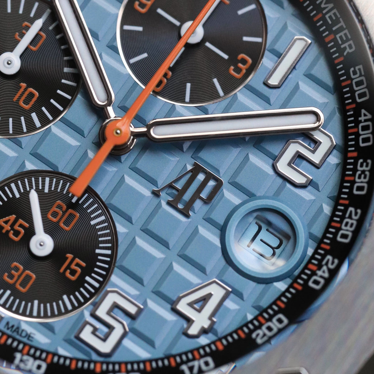 Audemars Piguet Royal Oak Offshore 42mm Tiffany Baby Blue Orange Steel 26238ST.OO.A340CA.01