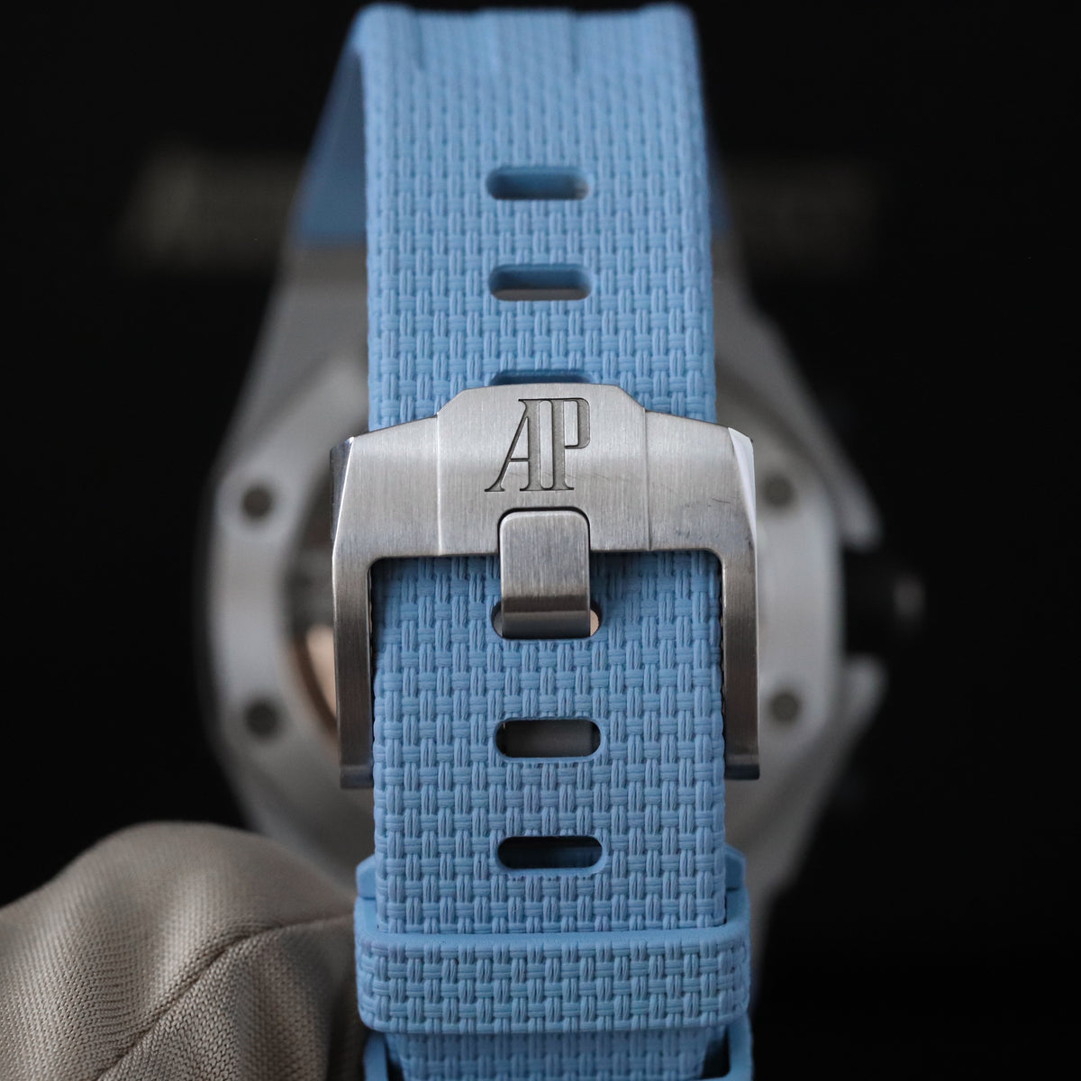 Audemars Piguet Royal Oak Offshore 42mm Tiffany Baby Blue Orange Steel 26238ST.OO.A340CA.01