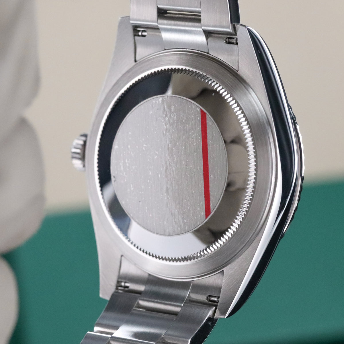 Rolex Sky-Dweller Black Dial 42mm Fluted White Gold Bezel Oyster Steel Bracelet 326934