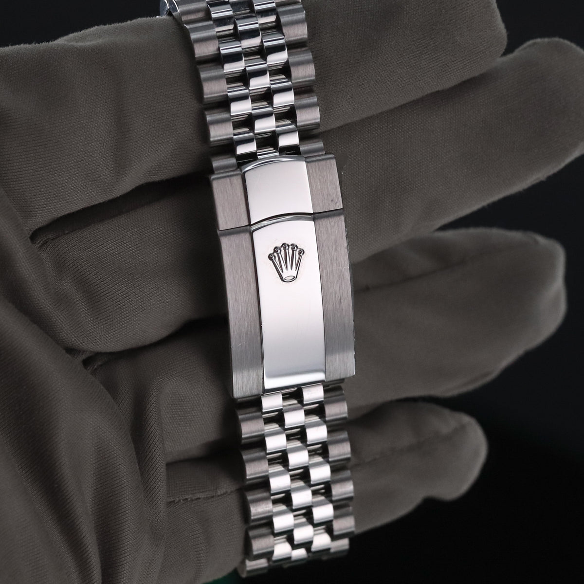 Rolex Datejust 41 Rhodium Diamond Fluted White Gold Jubilee Silver 126334