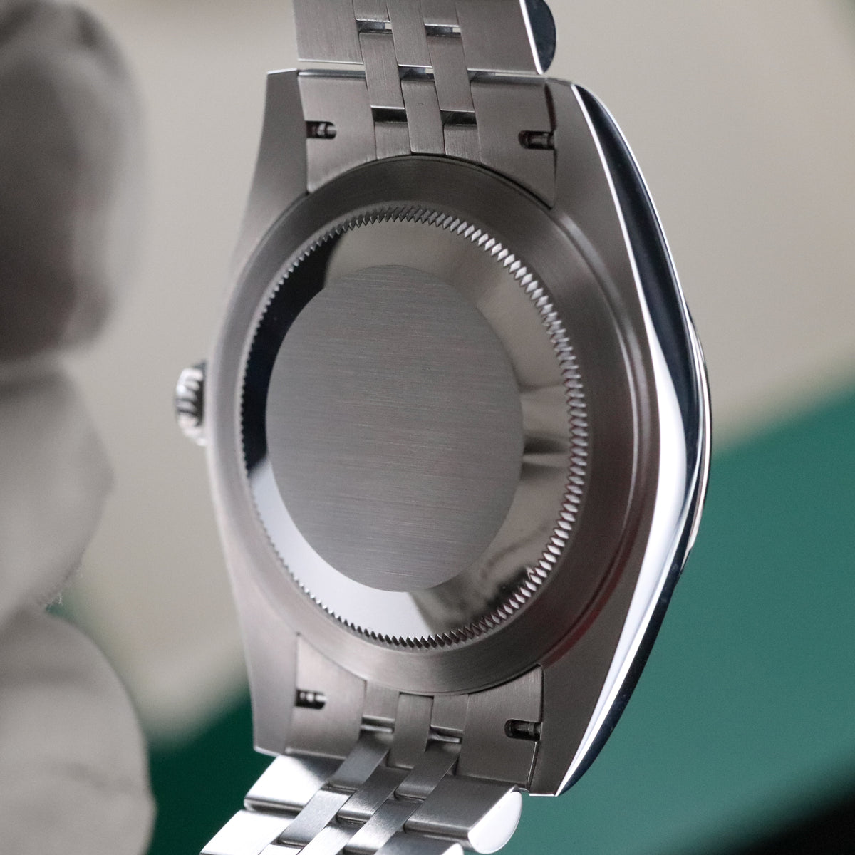 Rolex Datejust 41 Rhodium Diamond Fluted White Gold Jubilee Silver 126334