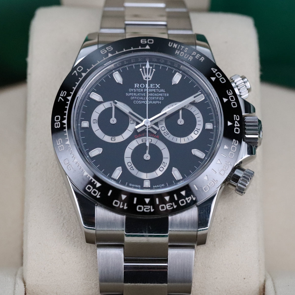 Rolex Daytona Black 40mm Cosmograph Steel Ceramic Reverse Panda 116500LN