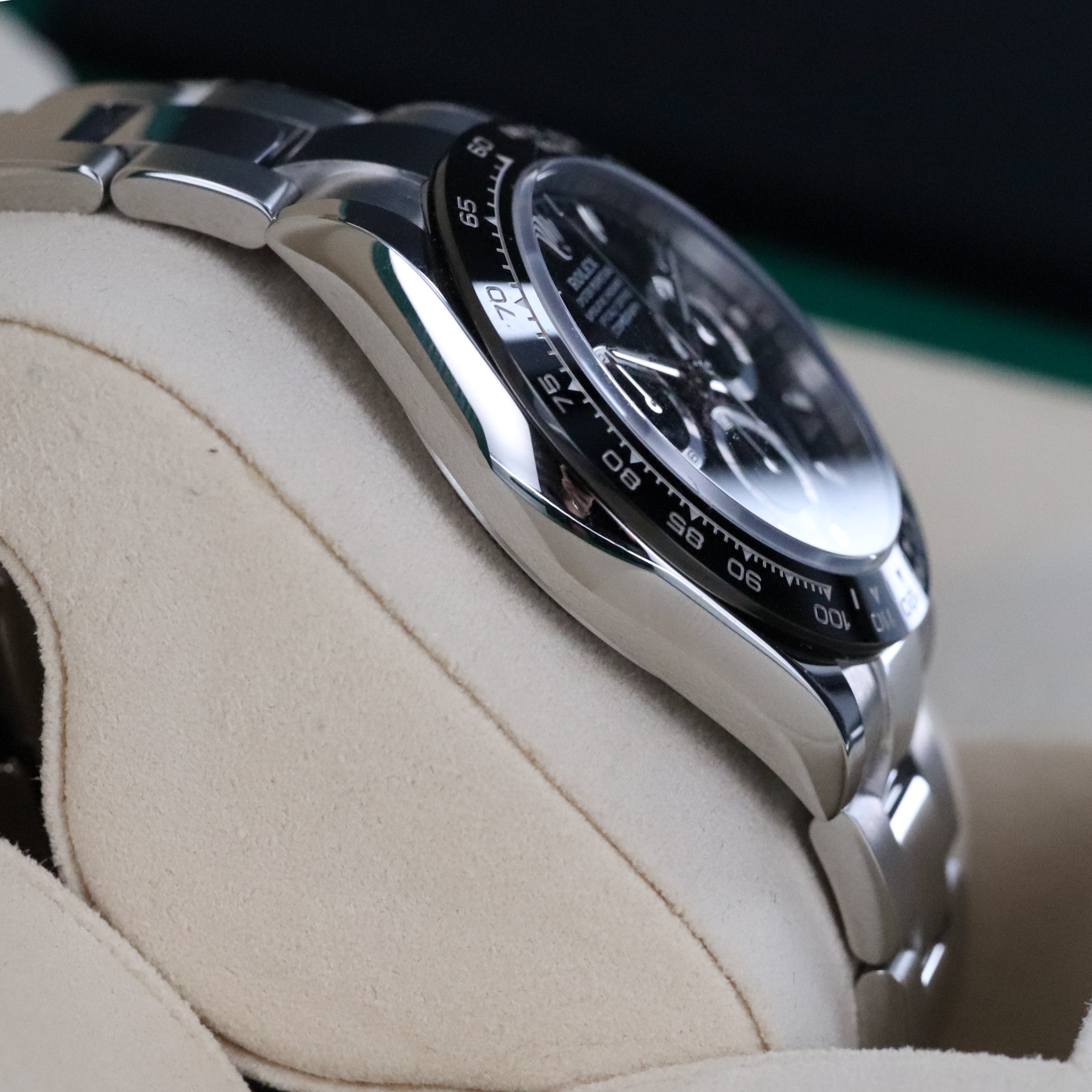 Rolex Daytona Black 40mm Cosmograph Steel Black Ceramic Bezel