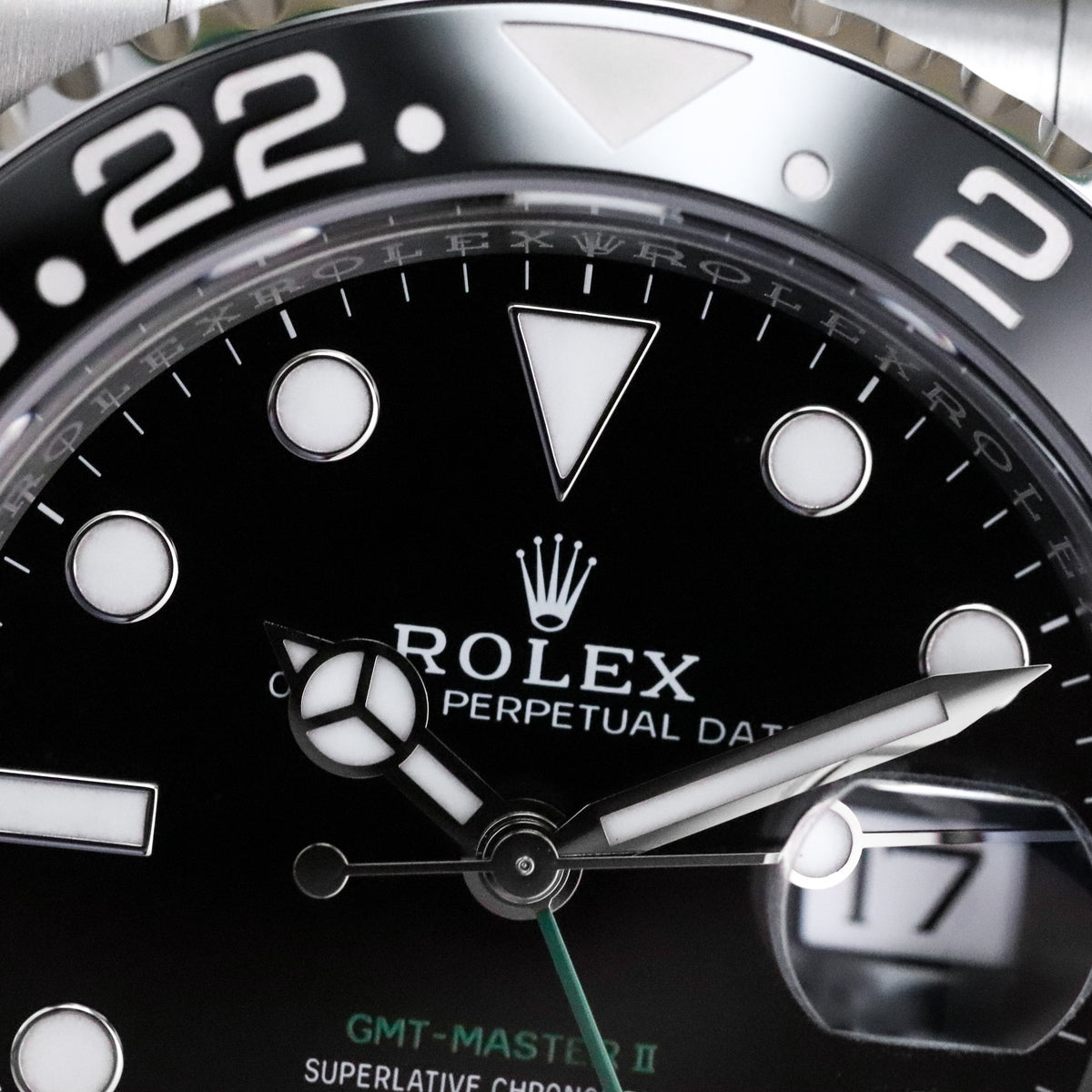 Rolex GMT-Master II 40mm Bruce Wayne Black Grey Bezel Oyster Bracelet Steel 126710GRNR