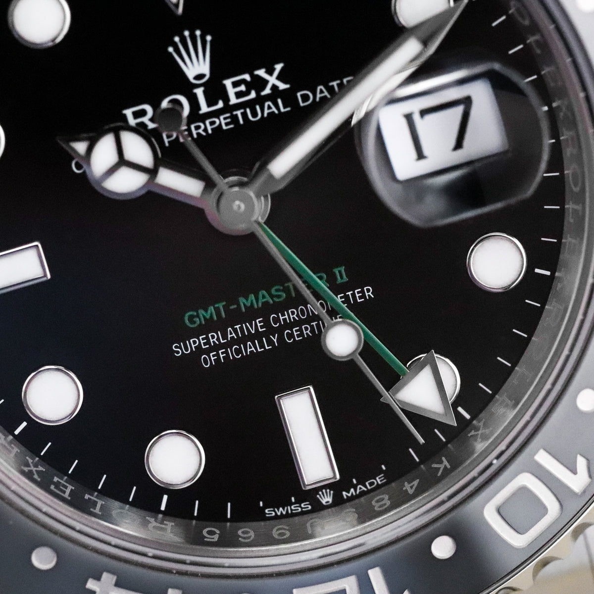 Rolex GMT-Master II 40mm Bruce Wayne Black Grey Bezel Oyster Bracelet Steel 126710GRNR