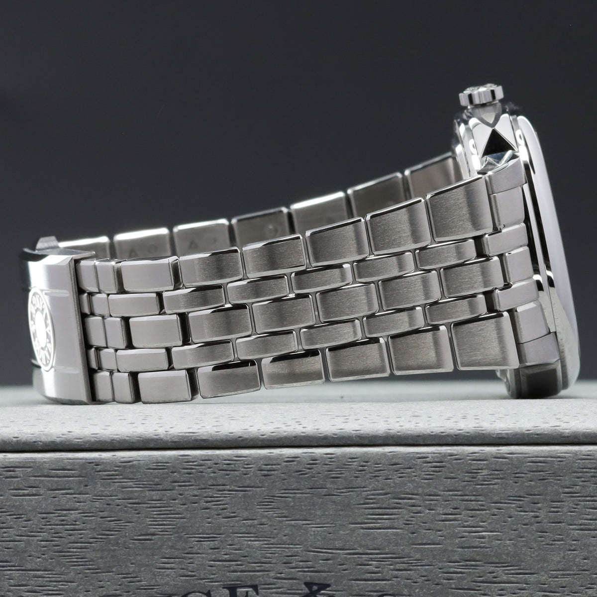 A Lange &Söhne Odysseus 2026 Complete 40.5mm Stainless Steel Blue Dial Stainless Steel Bezel Stainless Steel Integrated Bracelet with Folding Clasp  LSL5365BA
