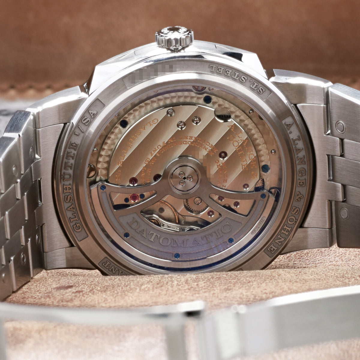 A Lange &Söhne Odysseus 2026 Complete 40.5mm Stainless Steel Blue Dial Stainless Steel Bezel Stainless Steel Integrated Bracelet with Folding Clasp  LSL5365BA