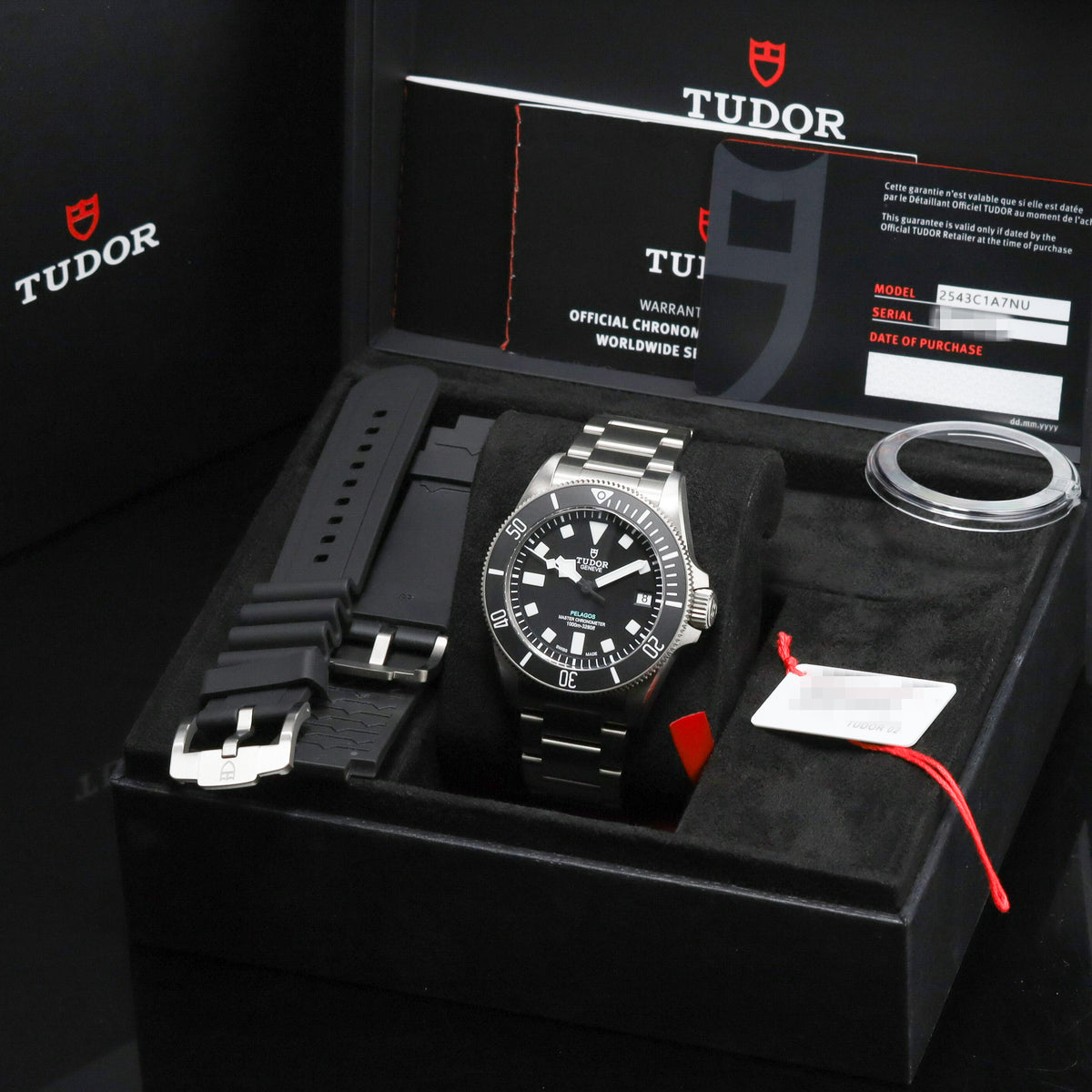 Tudor Pelagos 2025 Complete 43mm Titanium Black Dial Titanium Bezel Titanium Bracelet M2543C1A7NU