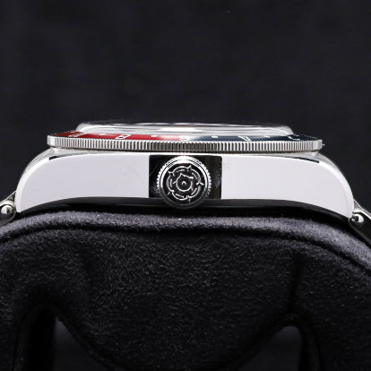 Tudor Black Bay 2019 Complete 41mm Stainless Steel Black Dial Red and Blue Aluminum Bezel Stainless Steel Bracelet M79830RB